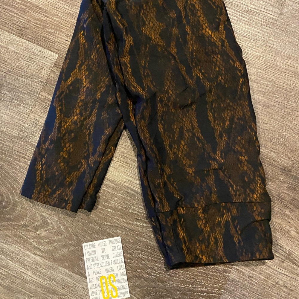 Lularoe os leggings animal print new with tag